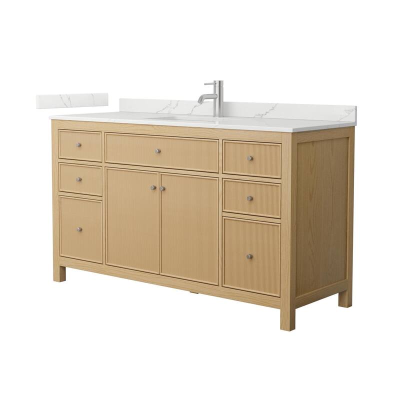 Wyndham Collection WCF9292-60S-QTZ-UNSMXX Pendry 60" Free Standing