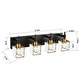 preview thumbnail 160 of 182, 2/3/4-Light Modern Bathroom Crystal Vanity Light Wall Sconces