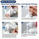 preview thumbnail 6 of 7, iSpring 1-year Replacement Filter Set for Alkaline RO Water Filter (Fits iSpring RCC7AK, RCC7PAK, and RCC1PAK) - White - 10X2.5