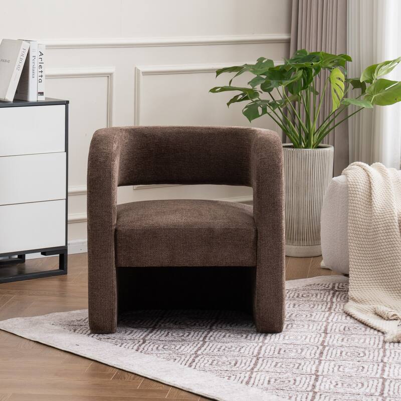 Full Assembled Upholstered Accent Chair For Living Room