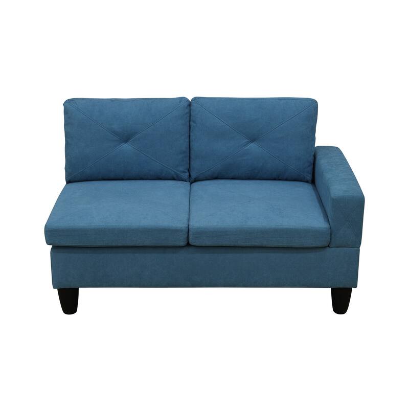 Contemporary 4-Piece L-Shaped Sectional Sofa Set