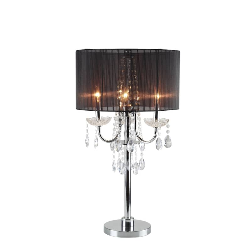 29.5"h Crystal Inspired Table Lamp