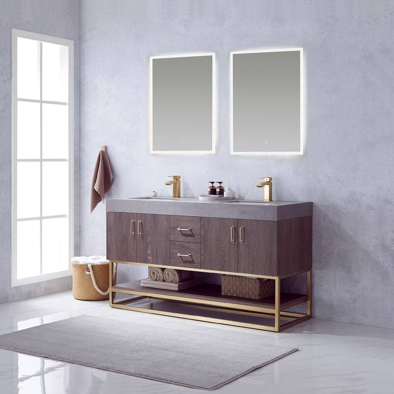 Miseno MV789060 Alistair 60" Free Standing Double Basin Vanity Set