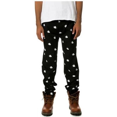 Black Scale Mens The Pirate Bundy Casual Trouser Pants