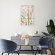preview thumbnail 13 of 64, Bright Days, Pastel Bright Strokes Modern Gold Canvas Wall Art Print for Living Room