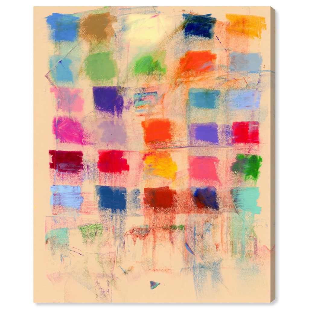 Color Blocks Canvas by Art Remedy, Gallery Wrapped