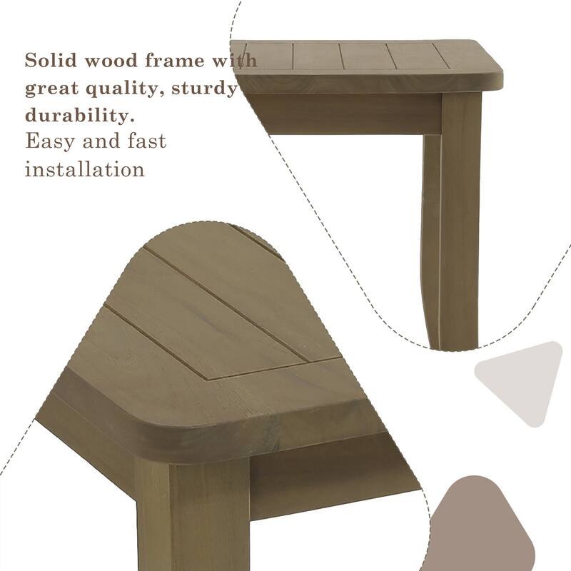 Outdoor Patio Wooden Table