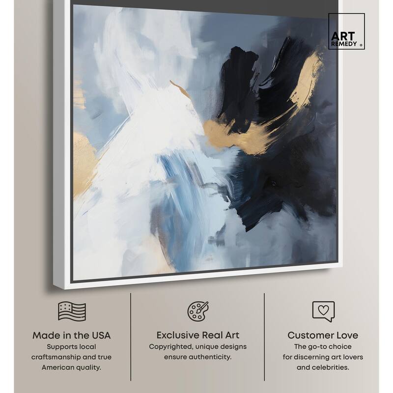 Turbulence I Canvas by Art Remedy