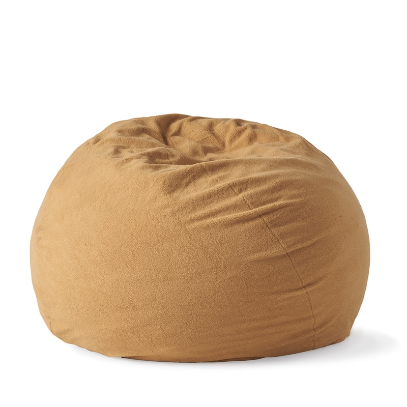 Newalla Modern Shearling 5-foot Bean Bag by Christopher Knight Home