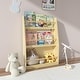 preview thumbnail 4 of 25, 3 Tier Kids Book Shelf, Kids Book Rack, Helps Keep Bedrooms, Playrooms and Classrooms Organized Natural