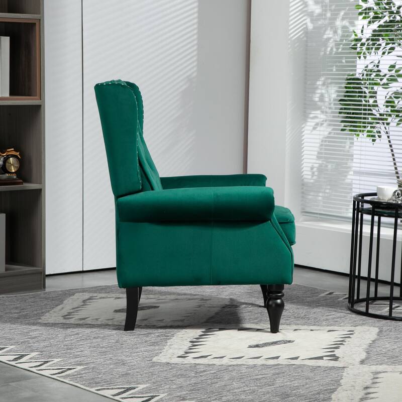 Mid Century Nailhead Decorative Armchair