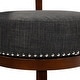 preview thumbnail 3 of 32, Furniture of America Fendeson Transitional Nailhead Swivel Barstool (Set of 2)