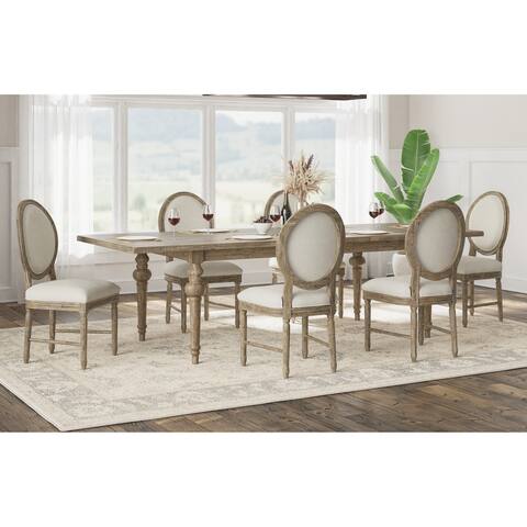 The Gray Barn Willow Way 7-Piece Rustic Casual Dining Room Set
