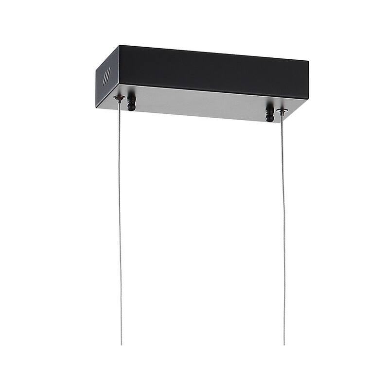 Nathaniel 41.5" Dimmable Adjustable Integrated LED Metal Linear Pendant, by JONATHAN Y