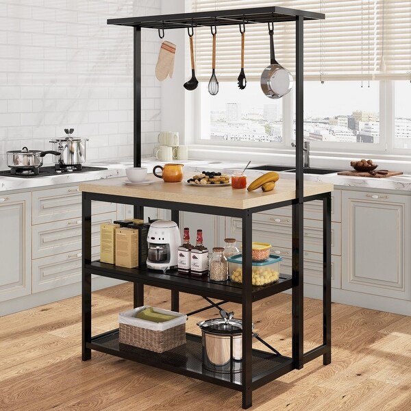 kitchen Island Bakers Rack Island Table for Kitchen On Sale Bed Bath Beyond 39888325