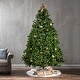 preview thumbnail 1 of 14, Norway Spruce 7.5-foot Artificial Christmas Tree by Christopher Knight Home - 60.00" L x 60.00" W x 90.00" H unlit