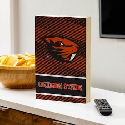 Oregon State University Wooden Tabletop Mantel Shelf Sign