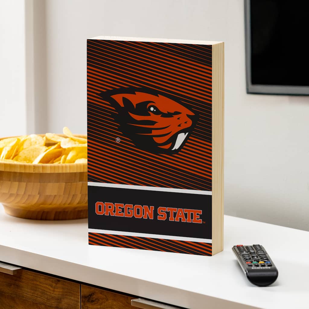 Oregon State University Wooden Tabletop Mantel Shelf Sign