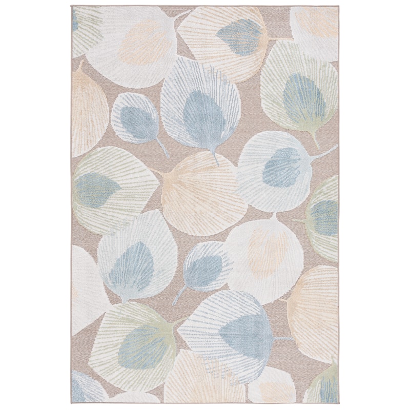 SAFAVIEH Sarasota Selen Indoor/Outdoor Rug - 8' x 10' - Grey/Brown