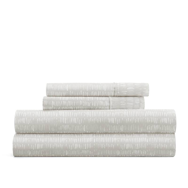 Soft Lines Patterned Ultra-Soft Bed Sheet Set