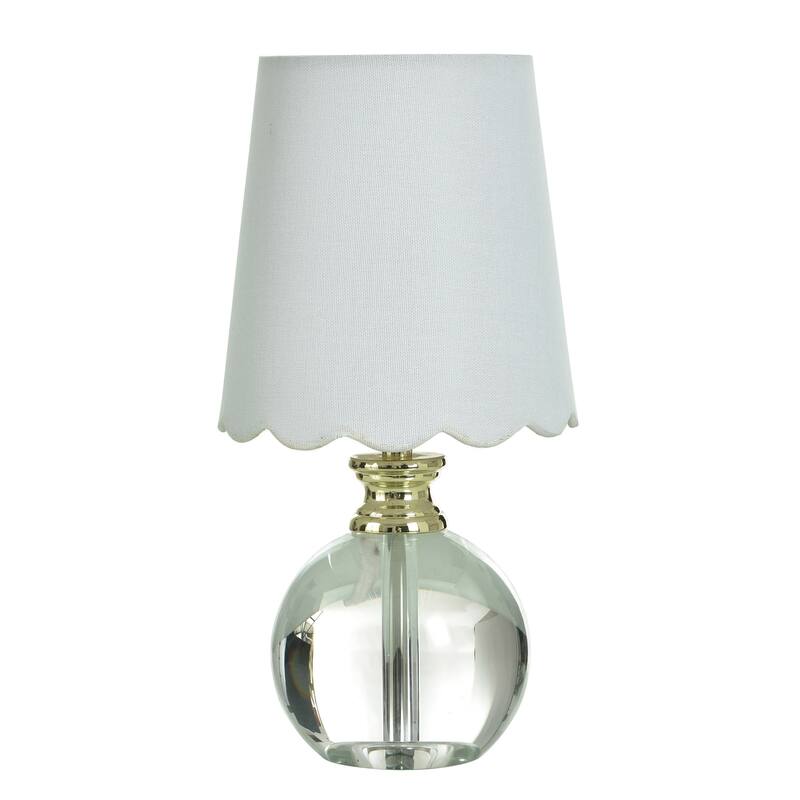 Tamara Day for Stylecraft Beatrice Pure Crystal Glass Table Lamp - Off-White