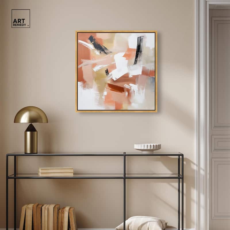 Rose and Rust III Canvas by Art Remedy