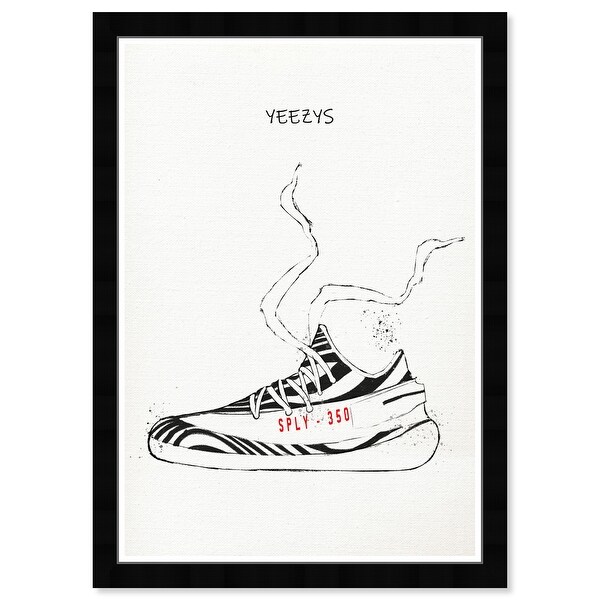yeezy slide drawing