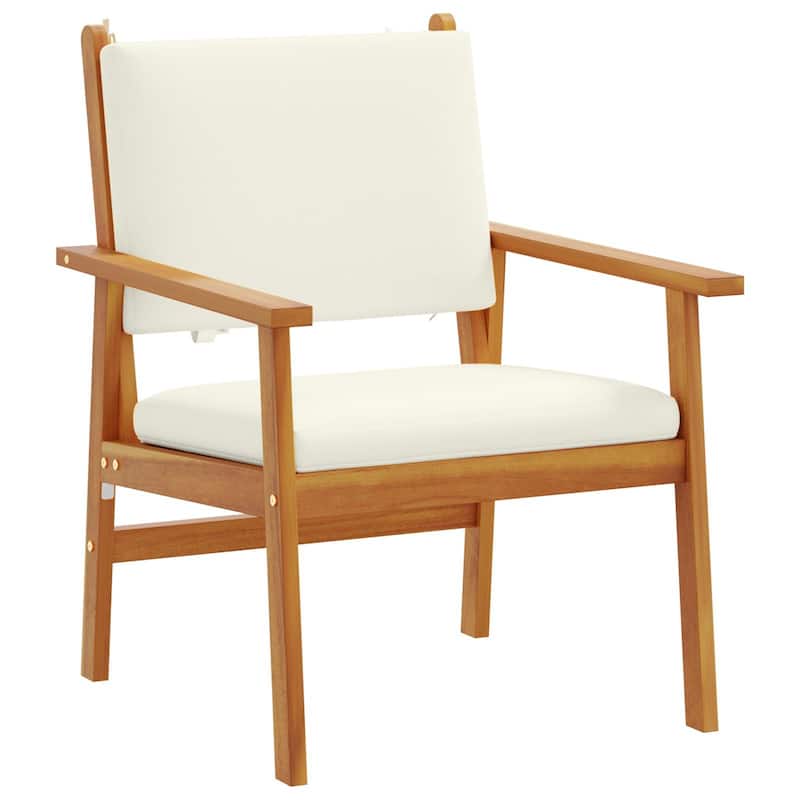 vidaXL 3/4/5/6 Piece Garden Sofa/Dining/Bistro Set with Cushions Solid Wood Acacia