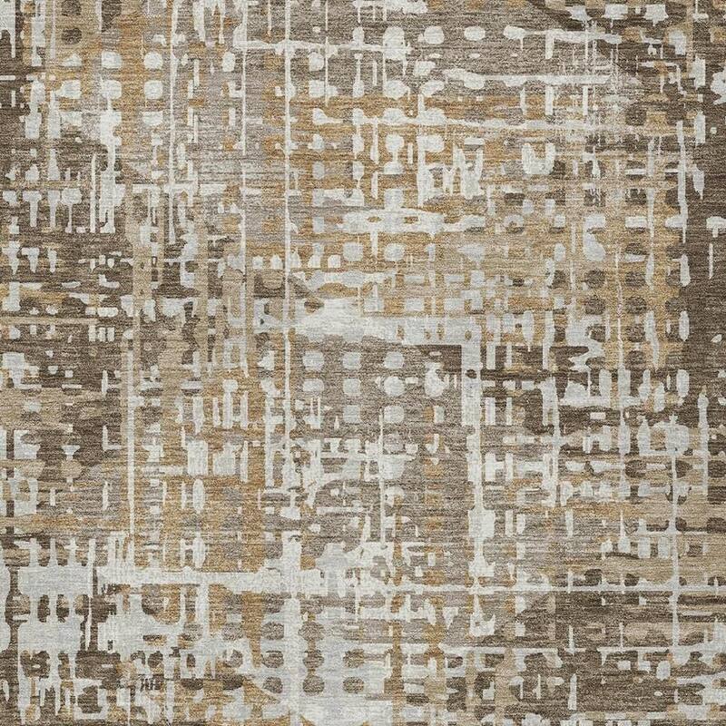 HomeRoots Geometric Transitional Rectangle Outdoor Rug