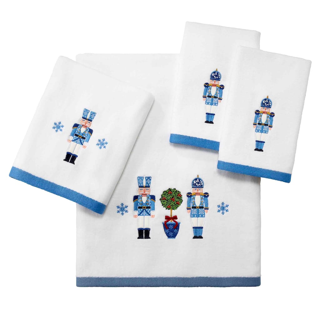 Avanti Nutcracker Trellis 4-Piece Towel Set (BH2T) - 4 Piece Towel Set