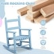 preview thumbnail 31 of 38, 16 In. Kids Classic Solid Poplar Wood Rocking Chair, Egg-Shaped Seat For Ages 2–5 - 9' x 12'