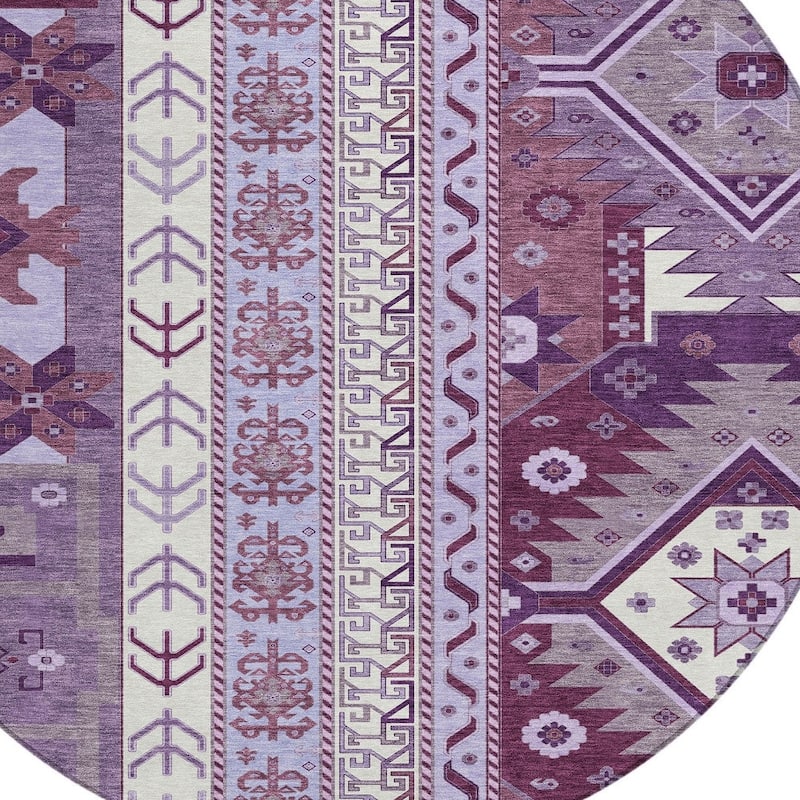 HomeRoots Aztec Transitional Rectangle Outdoor Rug