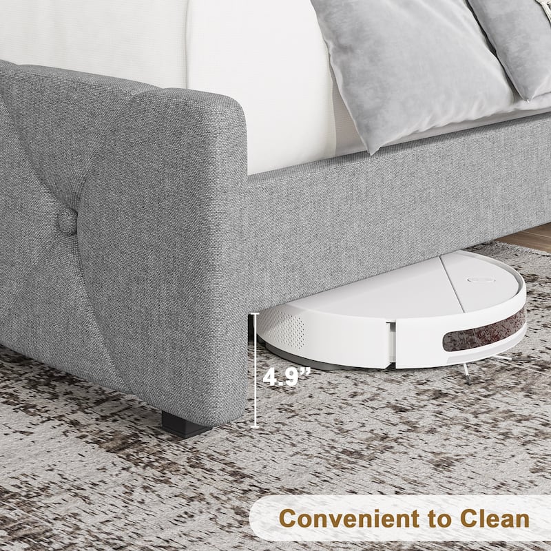 Bed Frame with USB Ports
