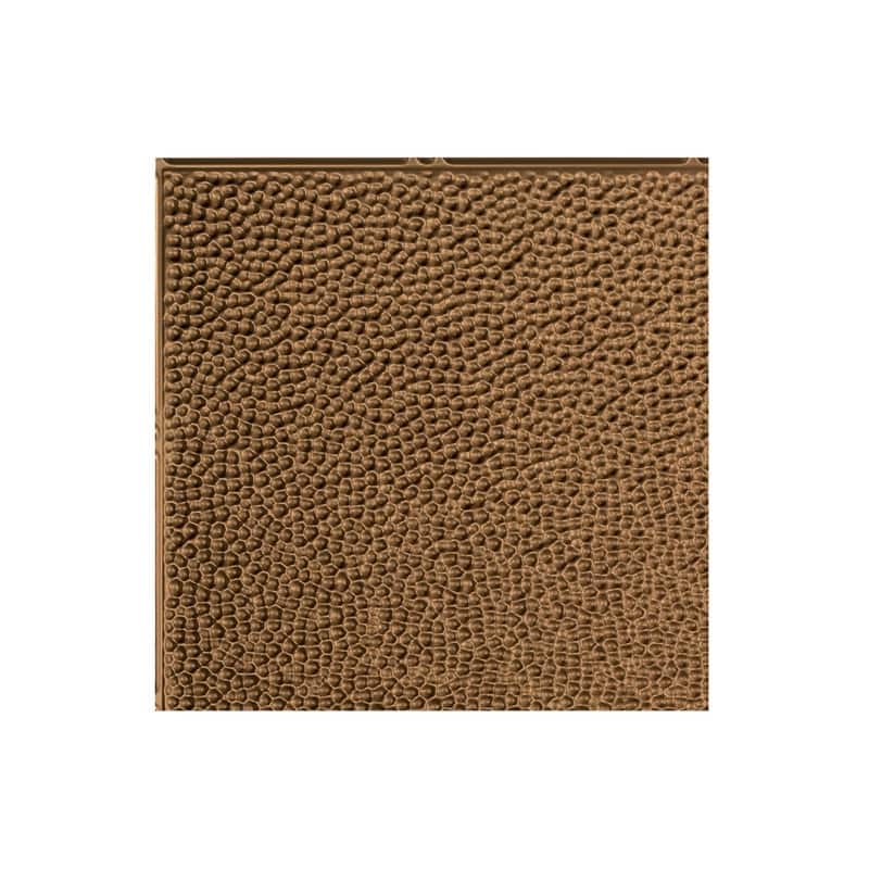 FASÄDE Border Fill Decorative Vinyl 2ft x 4ft Glue Up Ceiling Panel in Oil Rubbed Bronze (5 Pack) - 12in x 12in Sample - Oil Rubbed Bronze