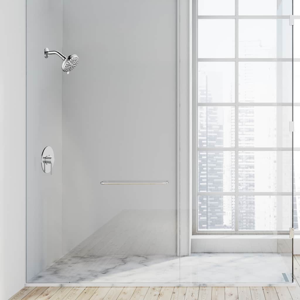 Design House 582700-PC Mills Modern 7-inch 6-Function Shower Head