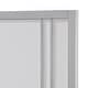preview thumbnail 9 of 10, Roundhill Furniture Seto White Wood and Paper 4-panel Room Divider Screen