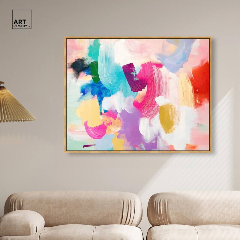 Pigment Play II Canvas by Art Remedy