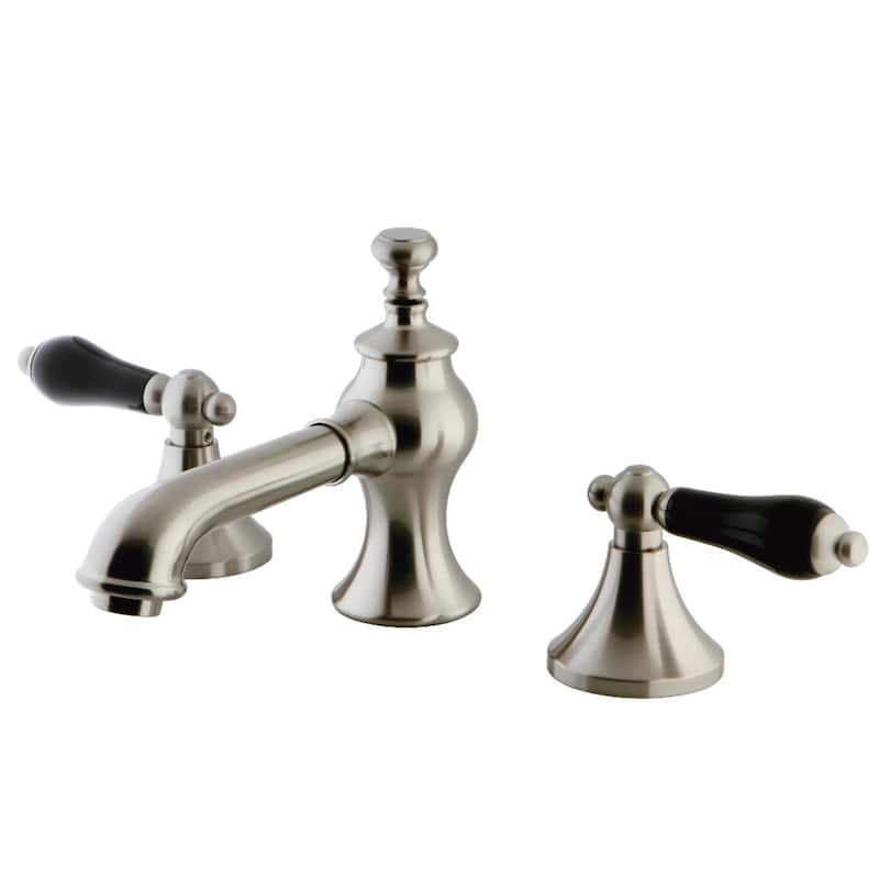 Duchess Deck Mount Widespread Bathroom Faucet with Brass Pop-Up - Brushed Nickel
