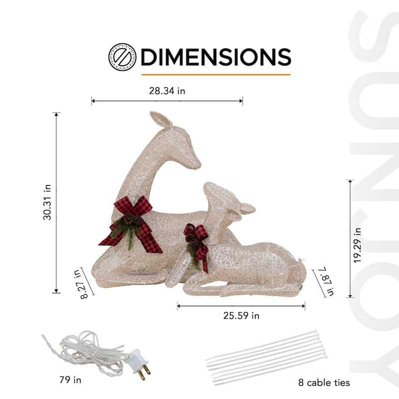 Christmas lights Festive Holiday Decoration with Lights for Indoor & Outdoor
