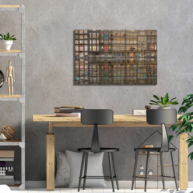 Amsterdam 39 Print On Wood by Igor Shrayer - Multi-Color