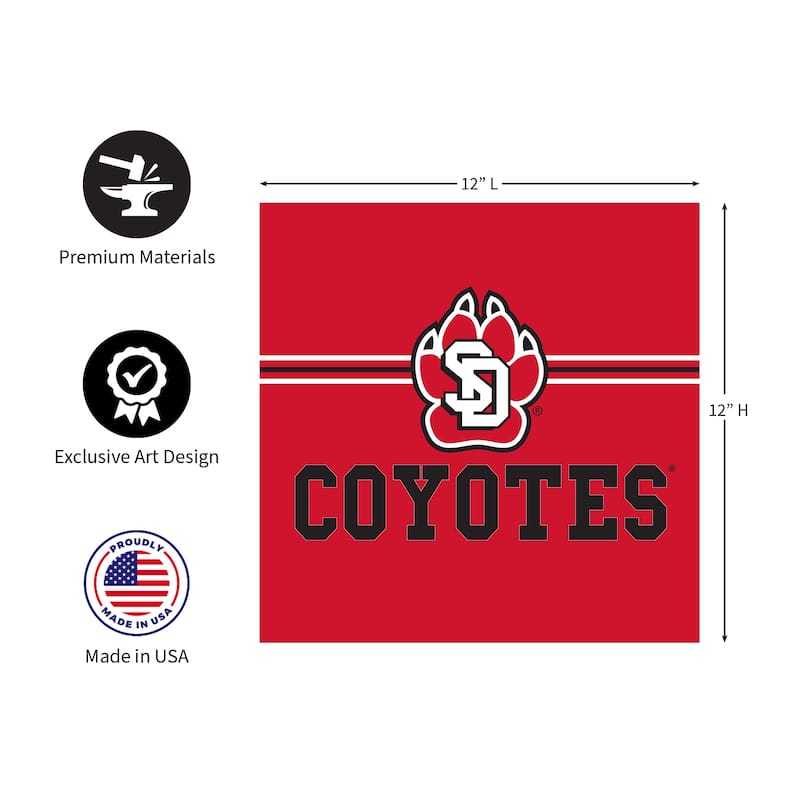 University of South Dakota Foam Core Wall Decor