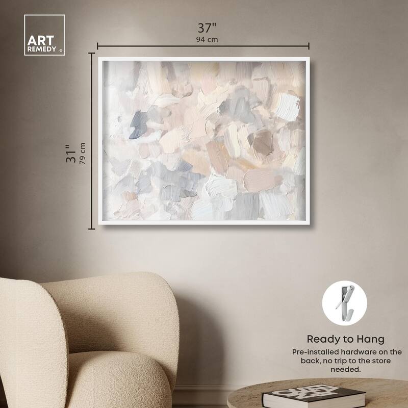 Soft Colors Fade I Shadowbox by Art Remedy