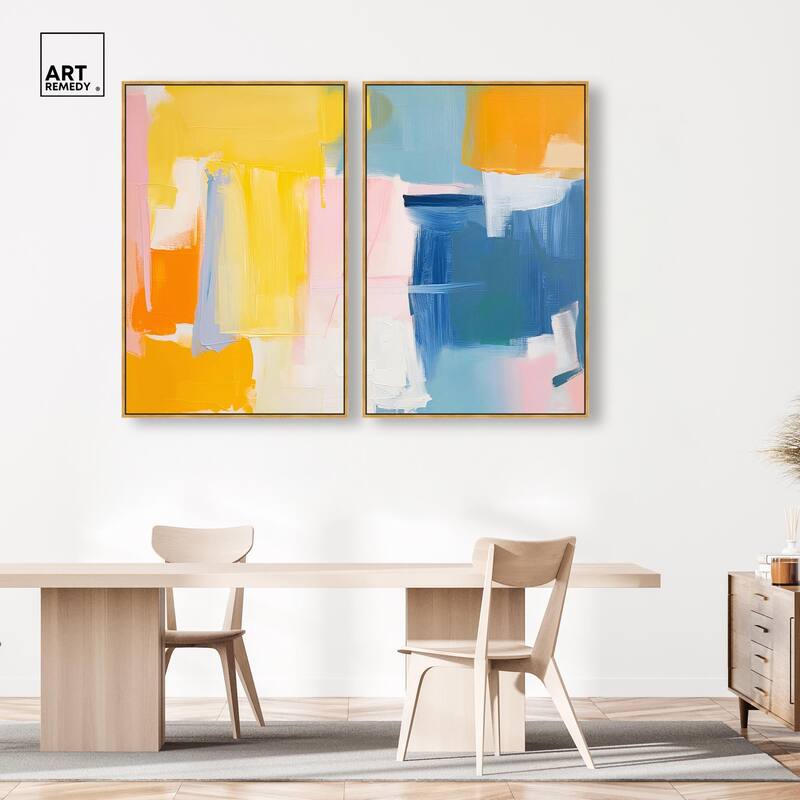 Skyward Radiance I Canvas Set of 2 by Art Remedy