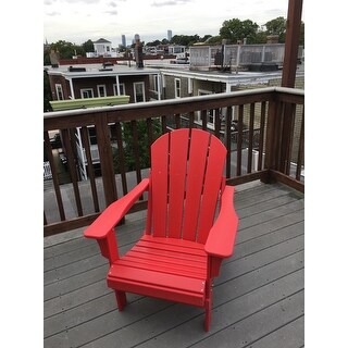 Laguna Outdoor Patio Poly Adirondack Chair (Set of 2)