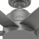 preview thumbnail 7 of 14, Hunter 44" Kennicott Outdoor Ceiling Fan with Wall Control, Damp Rated - Industrial, Contemporary, Transitional