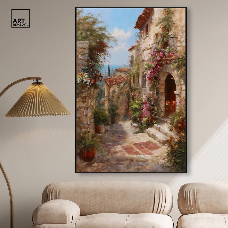 Mediterranean Charm I Canvas by Art Remedy