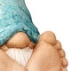 preview thumbnail 3 of 1, Terracotta Beach Gnome Small 7in - 7"H x 6"W x 4.75"D
