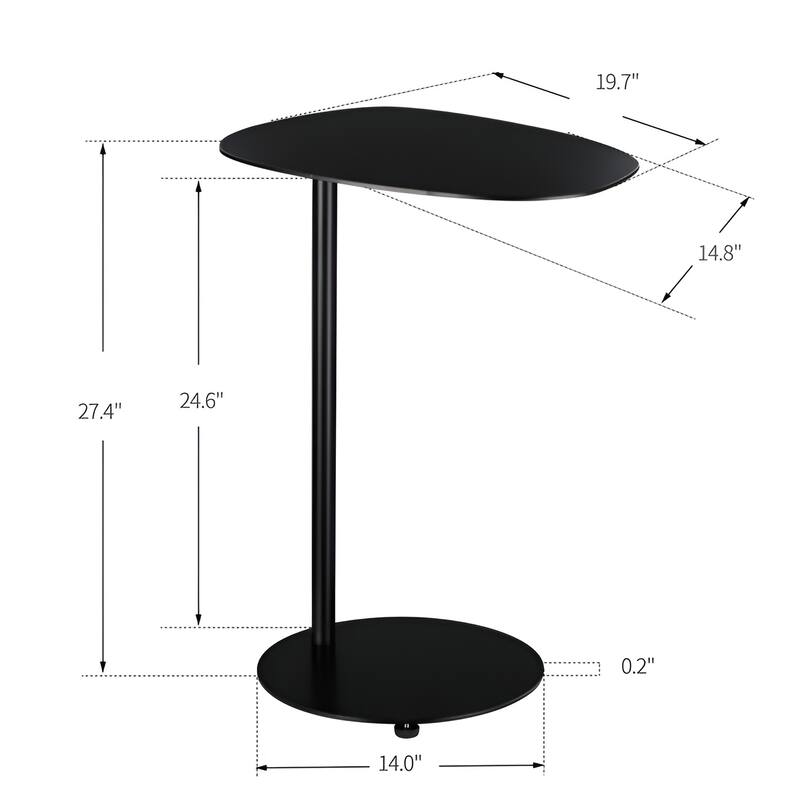 End Table - Living Room Coffee Side Table, Minimalist Simple Design