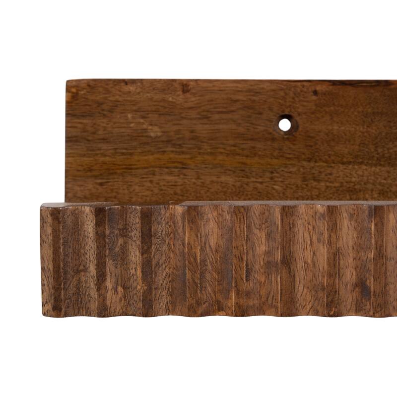 Kate and Laurel Furrow Ledge Shelf Set.