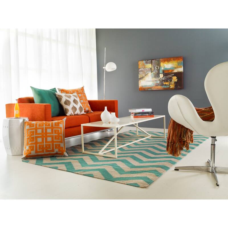 Mesquite Flatweave Chevron Area Rug